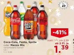 Unimarkt Coca-Cola, Fanta, Sprite oder Mezzo Mix Angebot