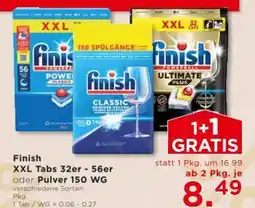 Unimarkt Finish XXL Tabs 32er - 56er Angebot