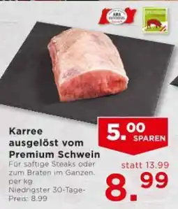 Unimarkt Karree ausgelöst vom Premium Schwein Angebot