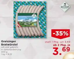 Unimarkt Greisinger Bratwürstel Angebot