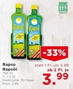 Unimarkt Rapso Rapsöl Angebot