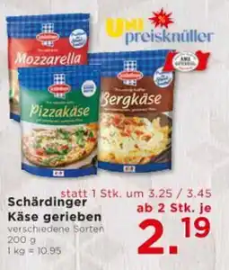 Unimarkt Schärdinger Käse gerieben Angebot