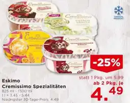 Unimarkt Eskimo Cremissimo Spezialitäten Angebot