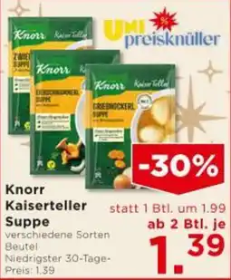 Unimarkt Knorr Kaiserteller Suppe Angebot
