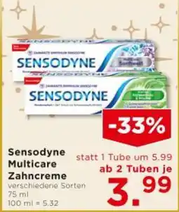 Unimarkt Sensodyne Multicare Zahncreme Angebot