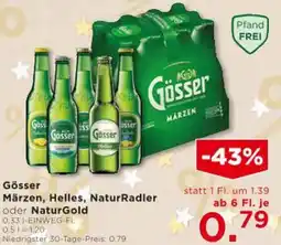 Unimarkt Gösser Märzen, Helles, NaturRadler Angebot