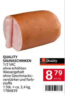 Transgourmet Quality saunaschinken Angebot