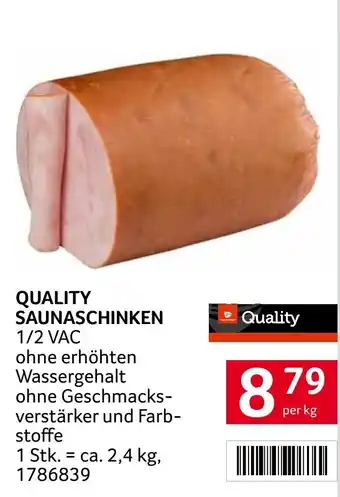 Quality saunaschinken