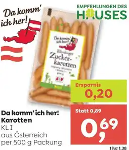 ADEG Da komm'ich her! Karotten Angebot