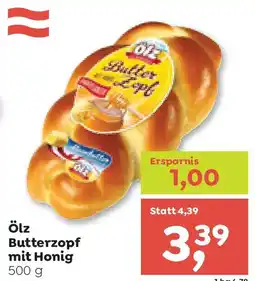 ADEG Ölz Butterzopf mit Honig Angebot