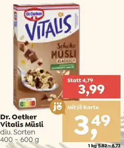ADEG Dr. Oetker Vitalis Müsli Angebot