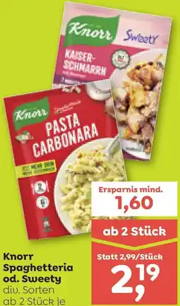 ADEG Knorr Spaghetteria od. Sweety Angebot