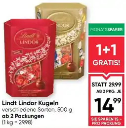 Maximarkt Lindt Lindor Kugeln Angebot