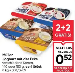 Maximarkt Müller Joghurt mit der Ecke Angebot