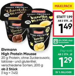 Maximarkt Ehrmann High Protein Mousse Angebot