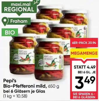 Maximarkt Pepi's Bio-Pfefferoni mild Angebot