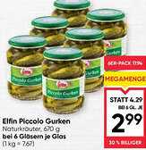 Maximarkt Elfin Piccolo Gurken Naturkräuter Angebot