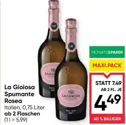 Maximarkt La Gioiosa Spumante Rosea Angebot