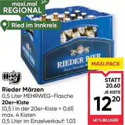 Maximarkt Rieder Märzen Angebot