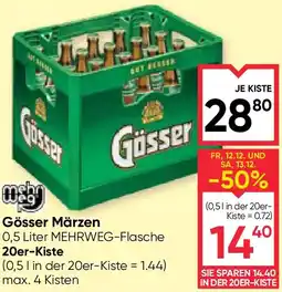 Maximarkt Gösser Märzen Angebot