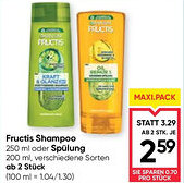Maximarkt Fructis Shampoo oder Spülung Angebot
