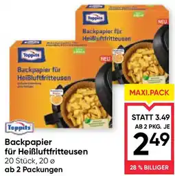 Maximarkt Backpapier für Heißluftfritteusen Angebot