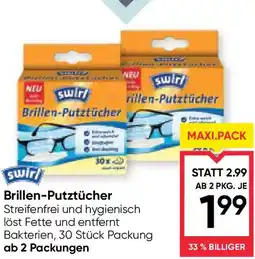 Maximarkt Swirl Brillen-Putztücher Angebot