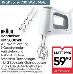 Maximarkt BRAUN Handmixer HM 5000WH Angebot
