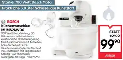Maximarkt BOSCH Küchenmaschine MUMS2AWOO Angebot