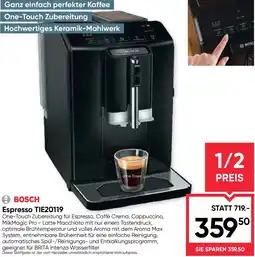 Maximarkt BOSCH Espresso TIE20119 Angebot