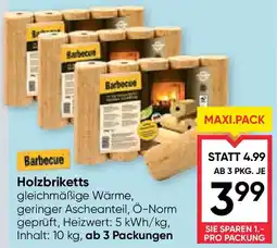Maximarkt Holzbriketts Angebot