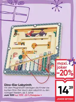 Maximarkt Dino-Eier Labyrinth Angebot