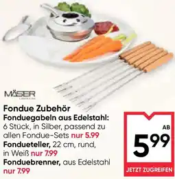 Maximarkt Fondue Zubehör Fonduegabeln aus Edelstahl Angebot