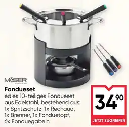 Maximarkt MASER Fondueset Angebot