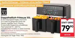Maximarkt Doppelheißluft-Fritteuse XXL Angebot