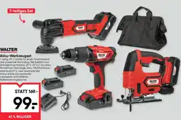 Maximarkt WALTER Akku-Werkzeugset Angebot