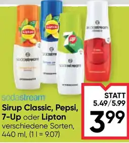 Maximarkt Sirup Classic, Pepsi, 7-Up oder Lipton Angebot