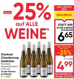 Maximarkt Dockner Chardonnay Selektion Angebot