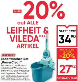 Maximarkt Bodenwischer-Set ,,PowerClean Angebot