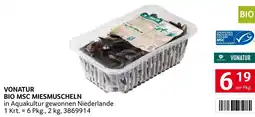Transgourmet Vonatur bio msc miesmuscheln Angebot