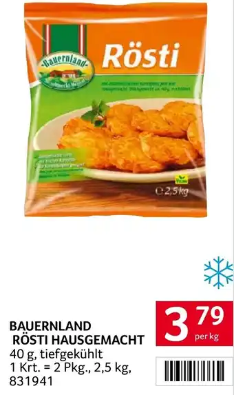 Transgourmet Bauernland rösti hausgemacht Angebot