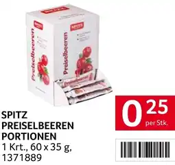 Transgourmet Spitz preiselbeeren portionen Angebot