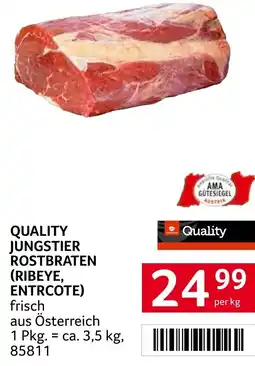Transgourmet Quality jungstier rostbraten Angebot
