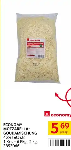Transgourmet Economy mozzarella- goudamischung Angebot
