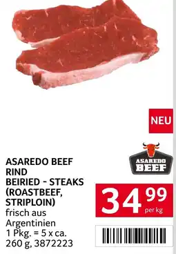 Transgourmet Asaredo beef rind beiried steaks Angebot