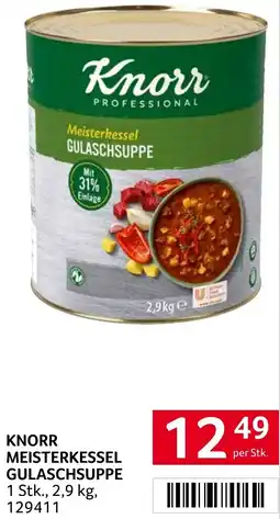 Transgourmet Knorr meisterkessel gulaschsuppe Angebot
