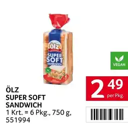 Transgourmet Ölz super soft sandwich Angebot