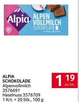 Transgourmet Alpia schokolade Angebot