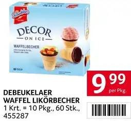 Transgourmet Debeukelaer waffel likörbecher Angebot