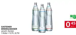 Transgourmet Gasteiner mineralwasser Angebot